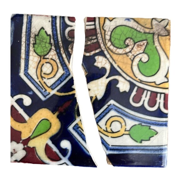 7 CIASA  Handmade Pottery Tiles  Hecho en Mexico, 4.5x4.5"  READ - Picture 2 of 4